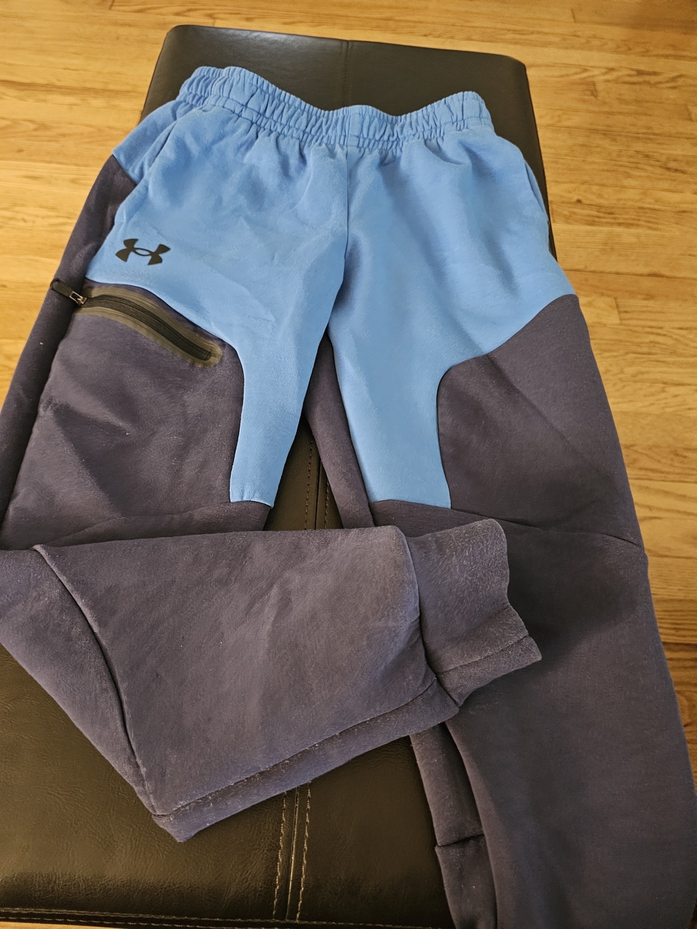 Under Armour Two-Tone Blue Panel Joggers